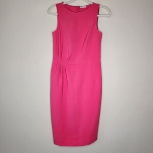 P.A.R.O.S.H. Pink Darter Waist Dress S